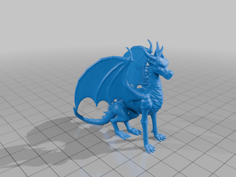 28mm DND Fantasy Mini Fearsome Undead Dragon Figurine StarForge Kits 3D Print STL File