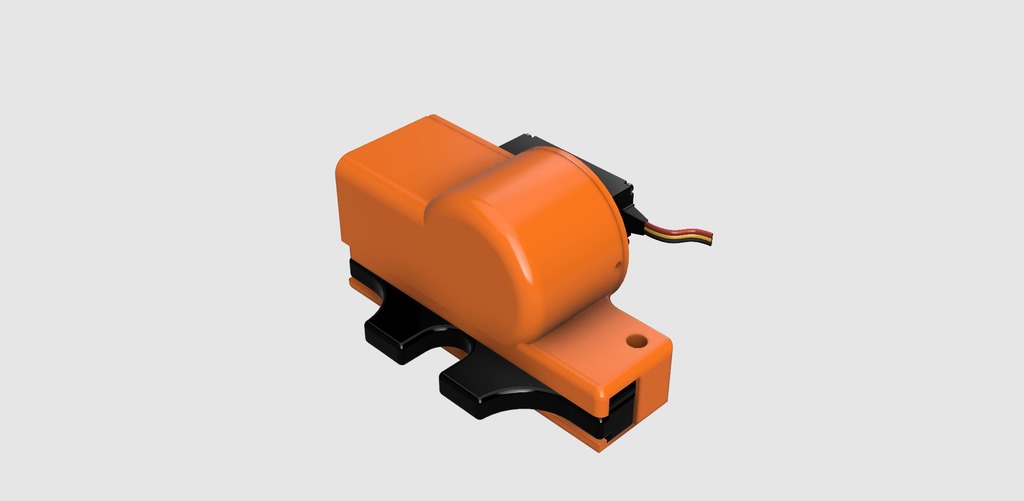 Miniatura 5 do modelo 3D Servo linear actuator