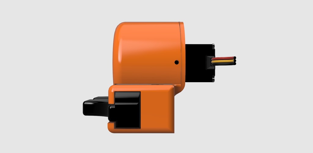 Miniatura 7 do modelo 3D Servo linear actuator