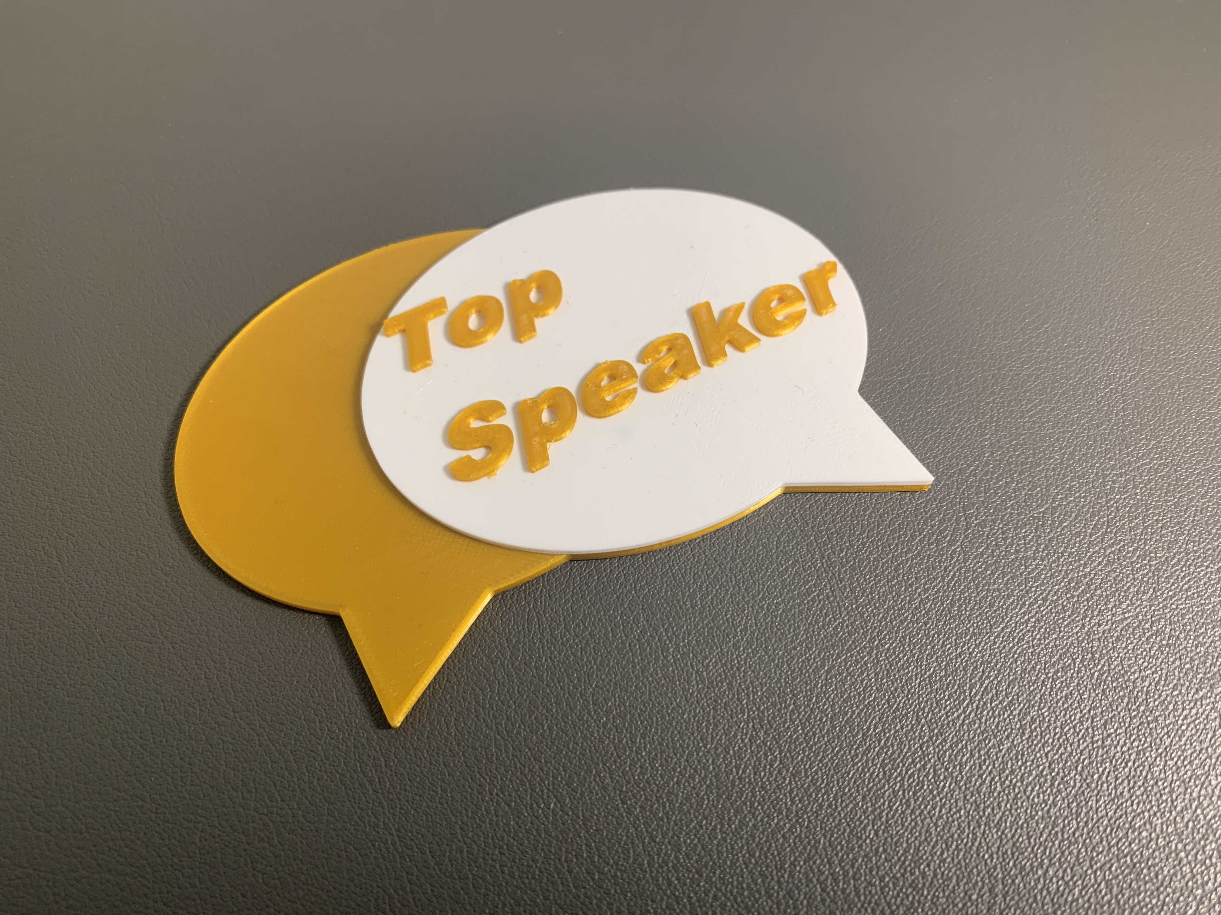 Debate Tournament Top Speaker Award