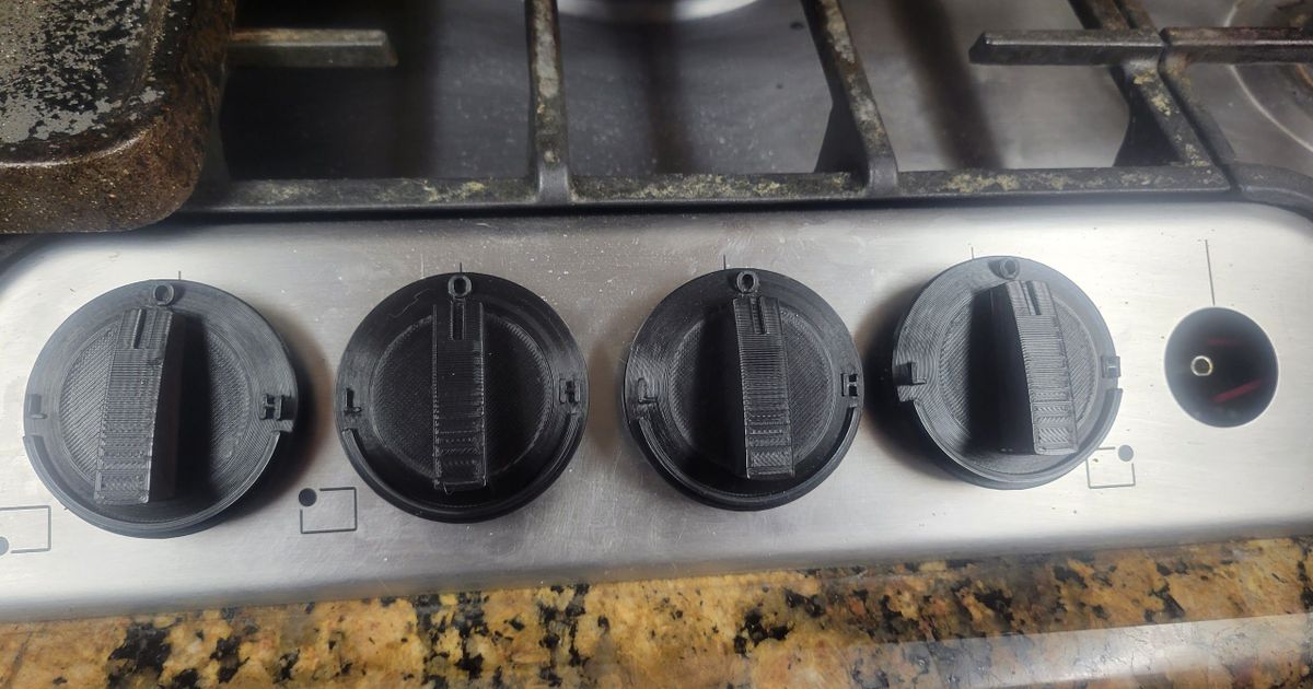 Frigidaire Stove Knob by cmcollander Download free STL model