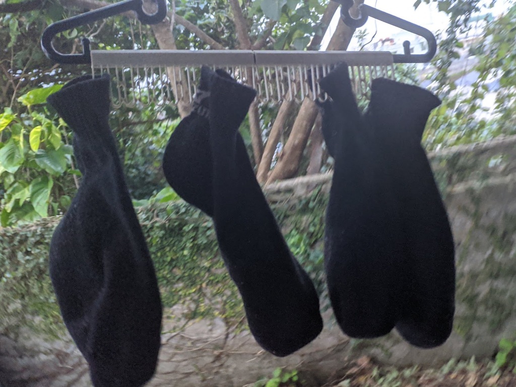 Sock Clips for plastic hanger