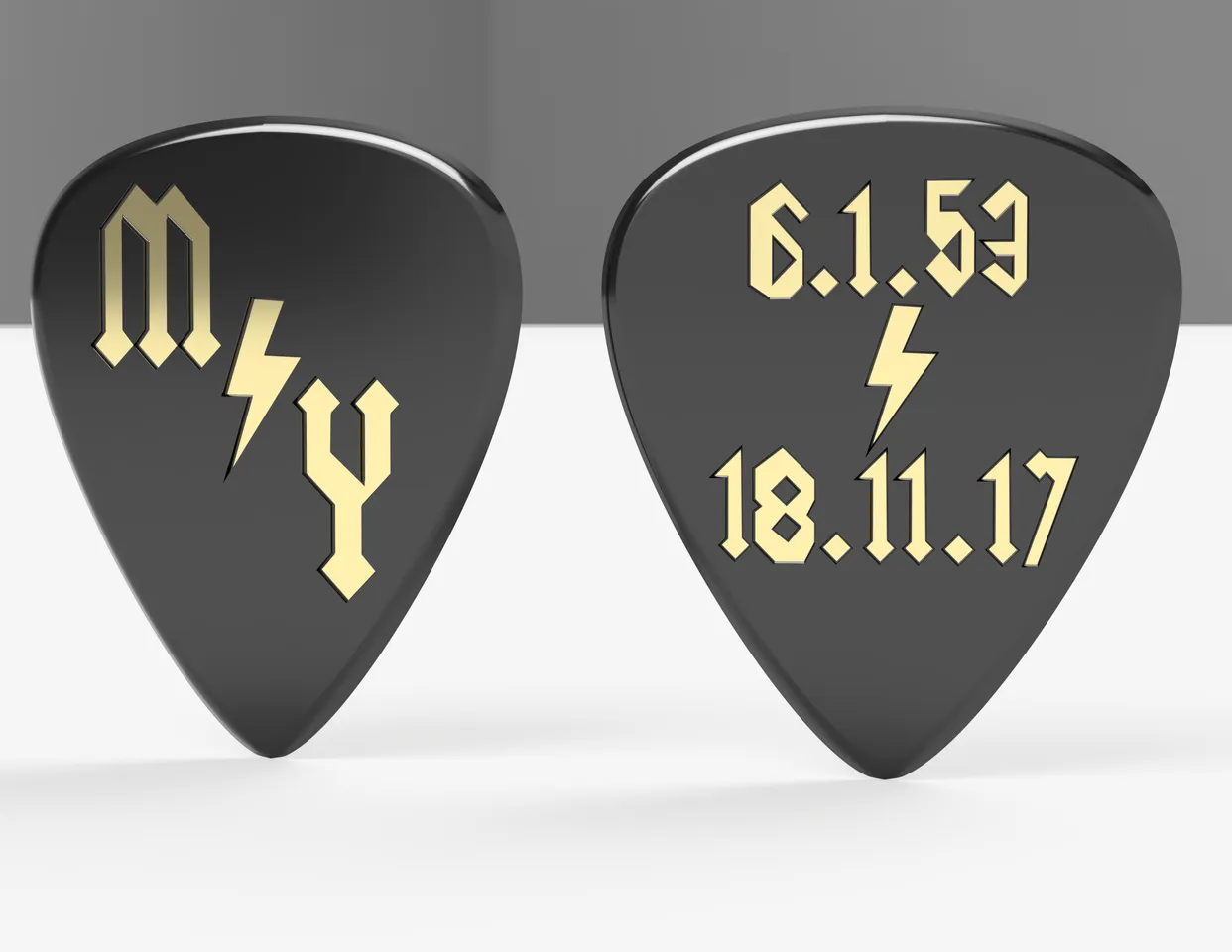 Malcolm young shop guitar pick