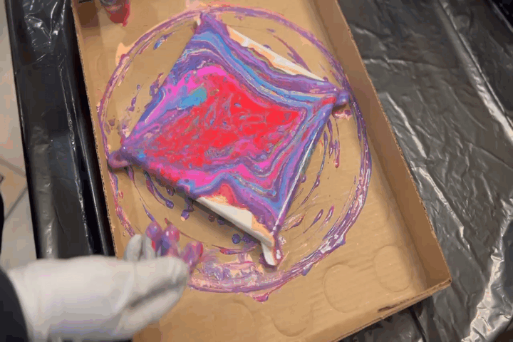 Pour Paint Lazy Susan Spinner for 6x6 Canvas