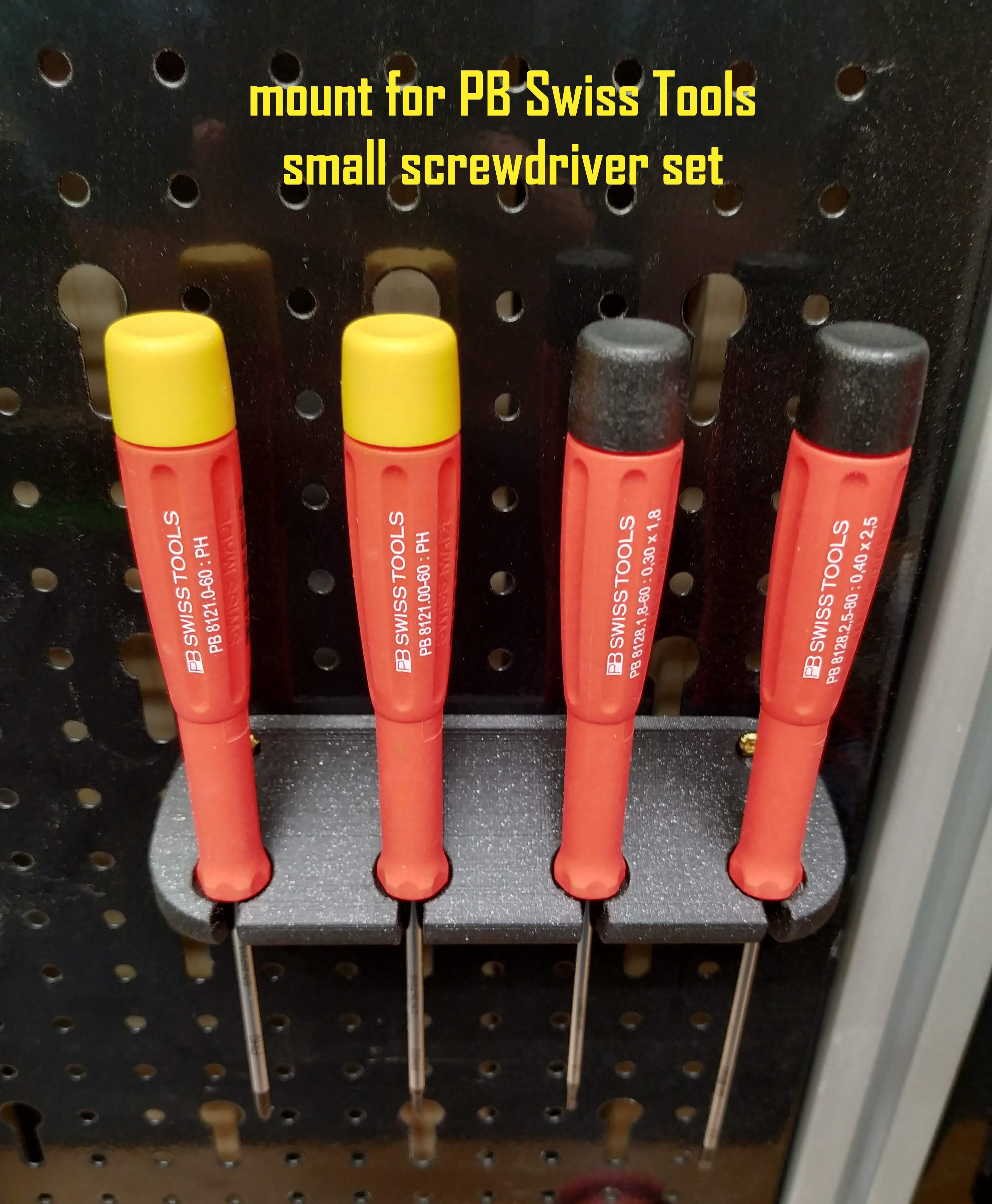 small screwdriver set magnetic mount