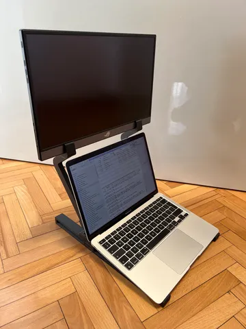 Portable monitor stand