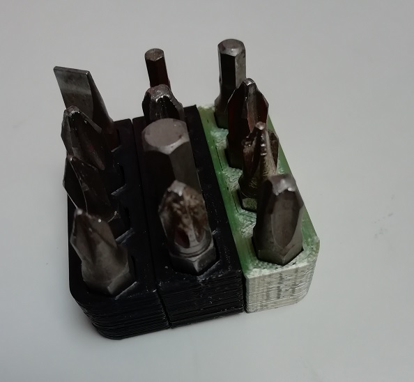Miniatura 3 do modelo 3D modular screwdriver hex bits holder