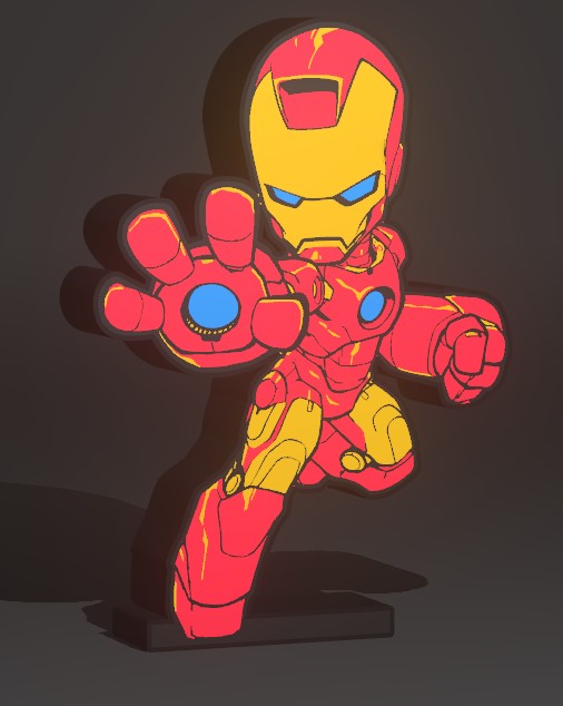 Lightbox Ironman Marvel