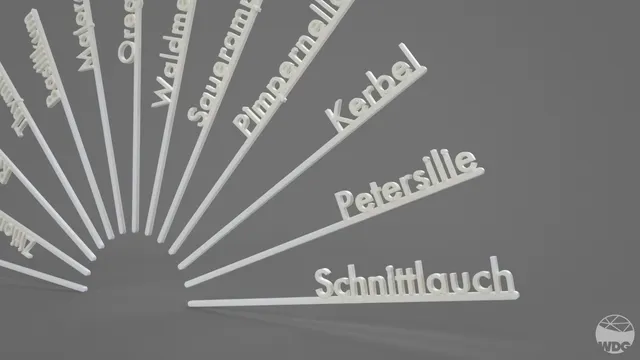 Pflanzenbeschriftung