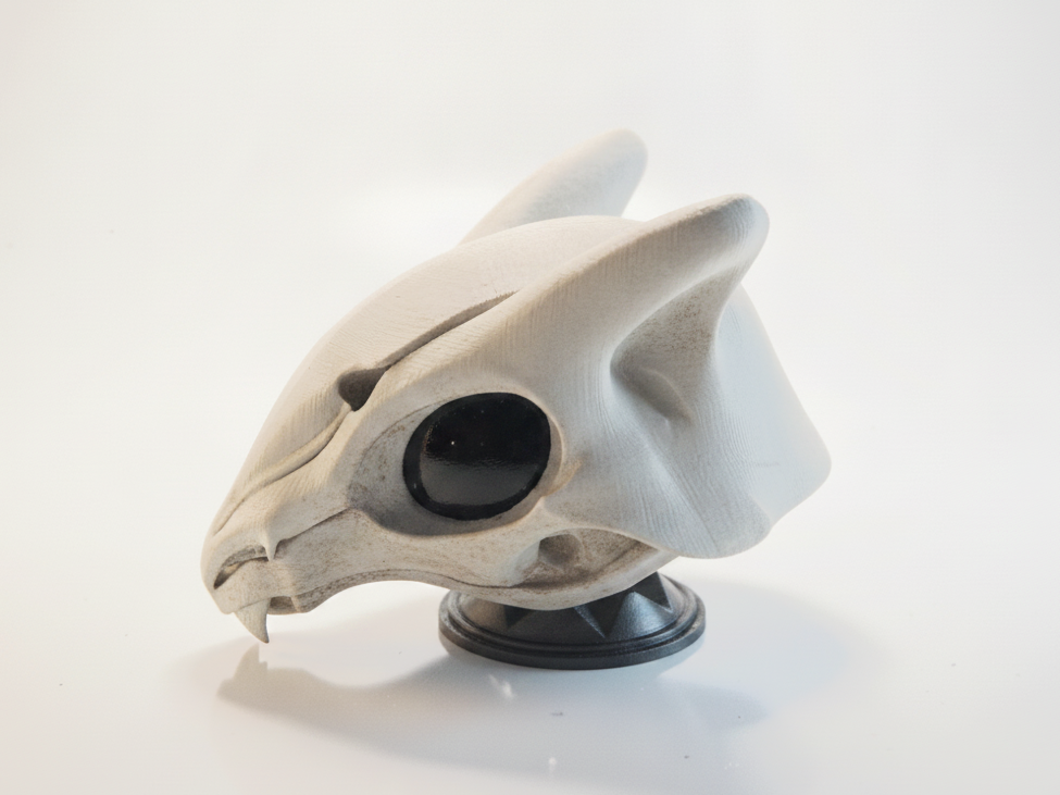 Mewtwo Skull Pokemon Sculpture 3D Printable