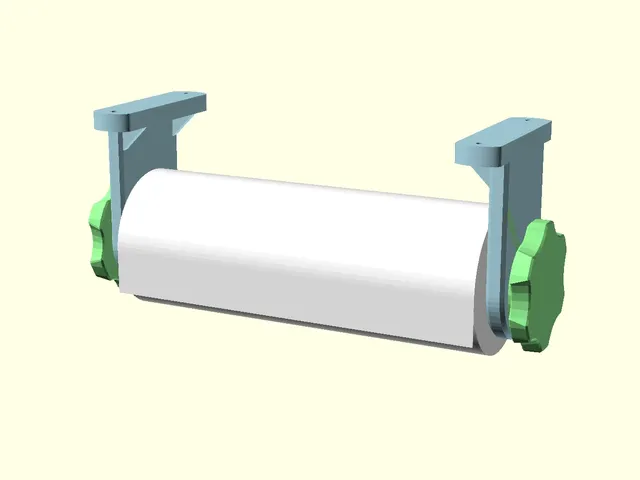 Paper towel roll holder