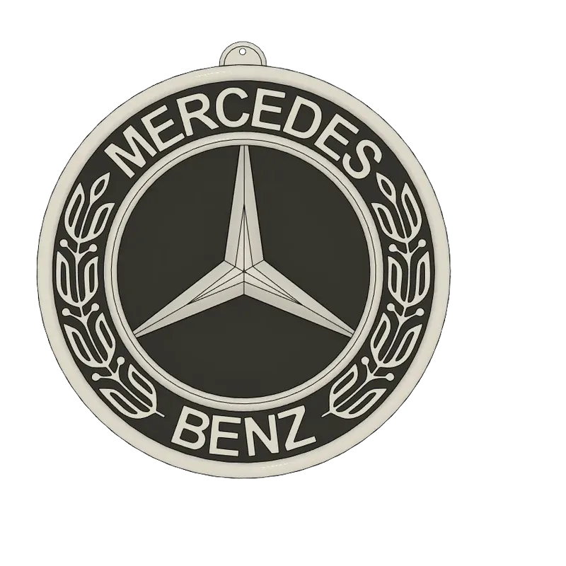 Mercedes Logo by Nathan S, Download free STL model