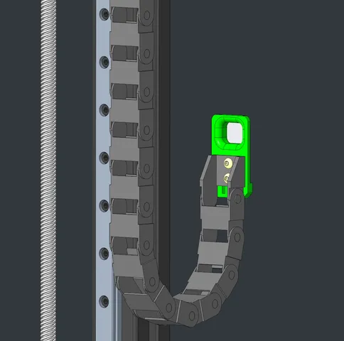 Fastener for Igus Chain on VCore3