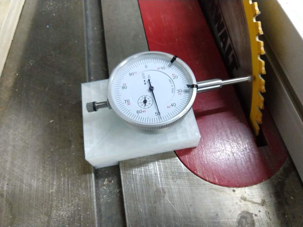 Tablesaw Dial Gauge holder for Delta table saw