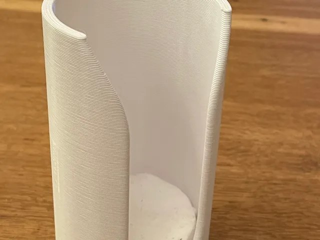 Vase mode cotton pad holder
