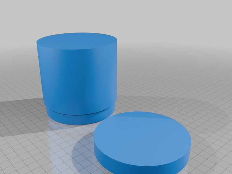 Minimalist Cylindrical Self Watering Planter Simple Round Design Vase Mode StarForge Kits 3D Print STL File