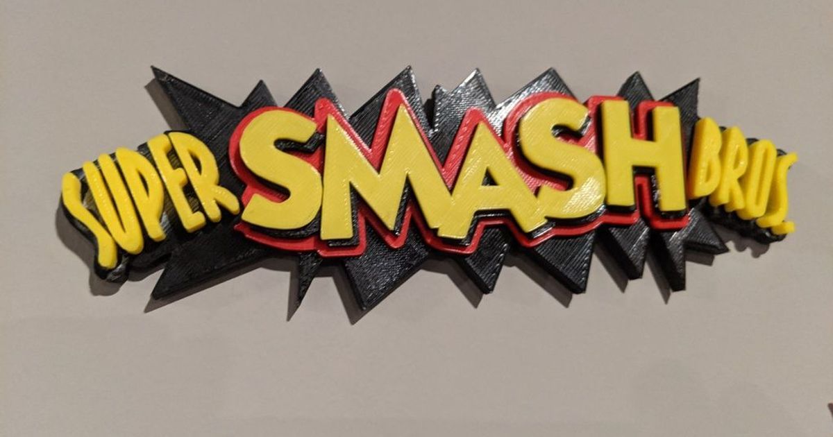 super-smash-bros-n64-logo-by-nixxed-download-free-stl-model