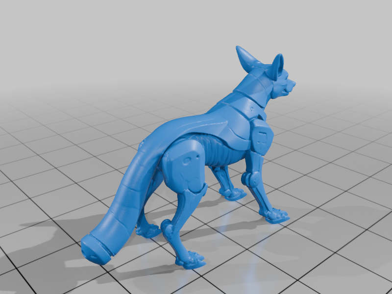 28mm Robotic Canine Hound Sci Fi Mech Design With Armored Plating and Mechanical Joints StarForge Kits 3D Print STL File