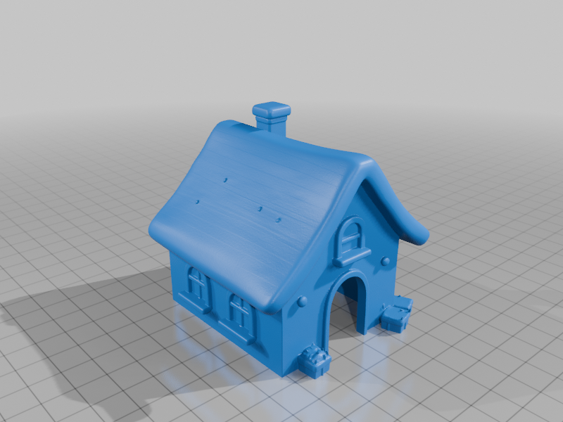 Charming Cottage Pet Hide with Flower Box Accents StarForge Kits 3D Print STL File