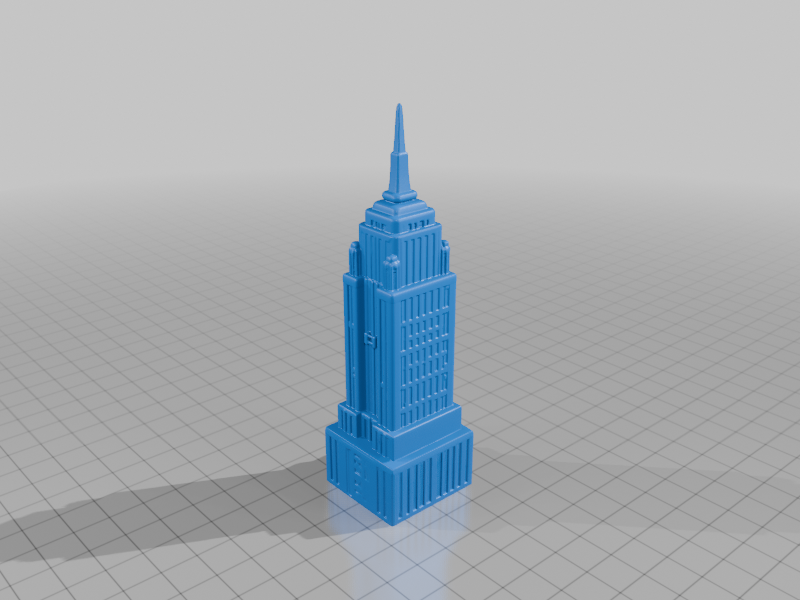 Empire Skyscraper Architectural Replica for Home Decor and Collectors StarForge Kits 3D Print STL File