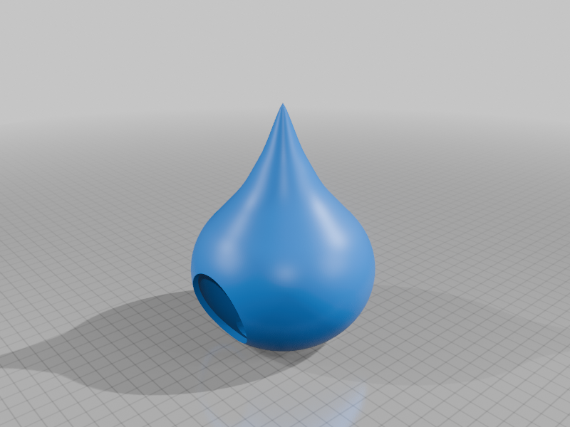 Minimalist Teardrop Shaped Fairy Hide for Small Pets like Reptiles and Hamsters StarForge Kits 3D Print STL File