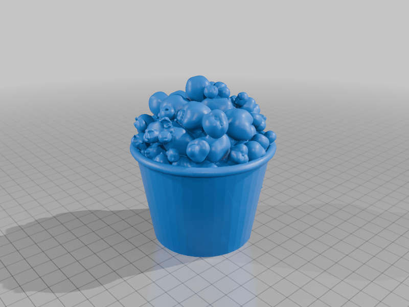 Popcorn Bucket Reptile Tank Terrarium Hide StarForge Kits 3D Print STL File