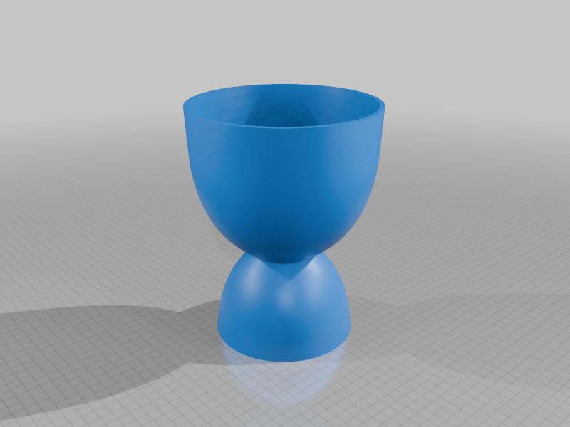Mid-Century Modern Stacked Planter with Inverted Base StarForge Kits 3D Print STL File