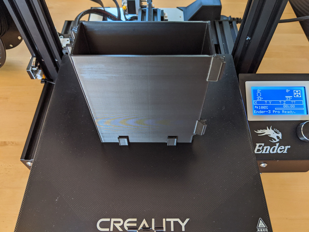 Ender 3 Pro compact tool drawer (integrated cable management) by jk