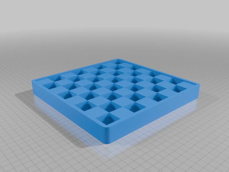 Unique Moss Chess Board with Alternating Moss-Filled Squares for Garden or Home StarForge Kits 3D Print STL File