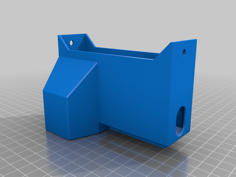 Ender 3 Pro lowprofile rear mount for Meanwell PSU par jk_printer