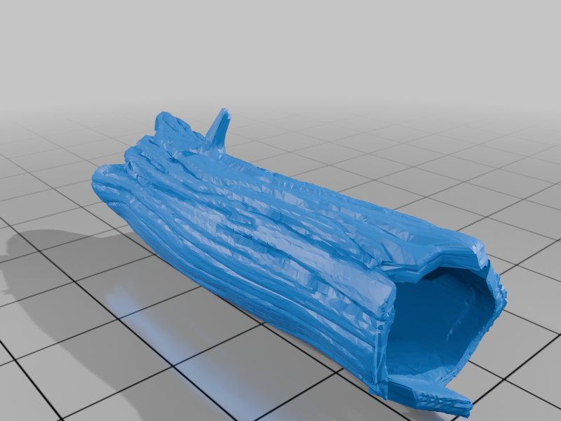 28mm DND Fallen Log Set (Hollow and Solid) Forest Terrain Miniature StarForge Kits 3D Print STL File