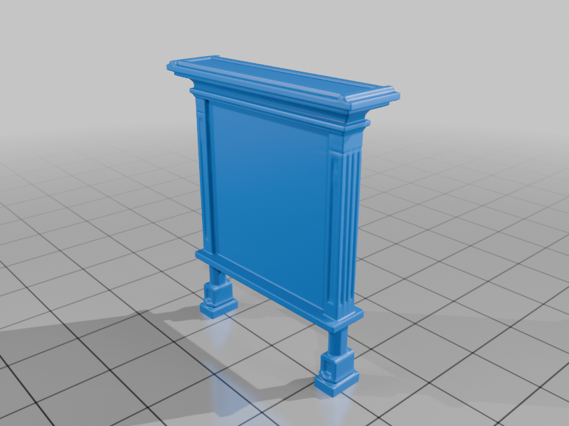 28mm DND Town Announcement Bulletin Board for Fantasy Terrain StarForge Kits 3D Print STL File