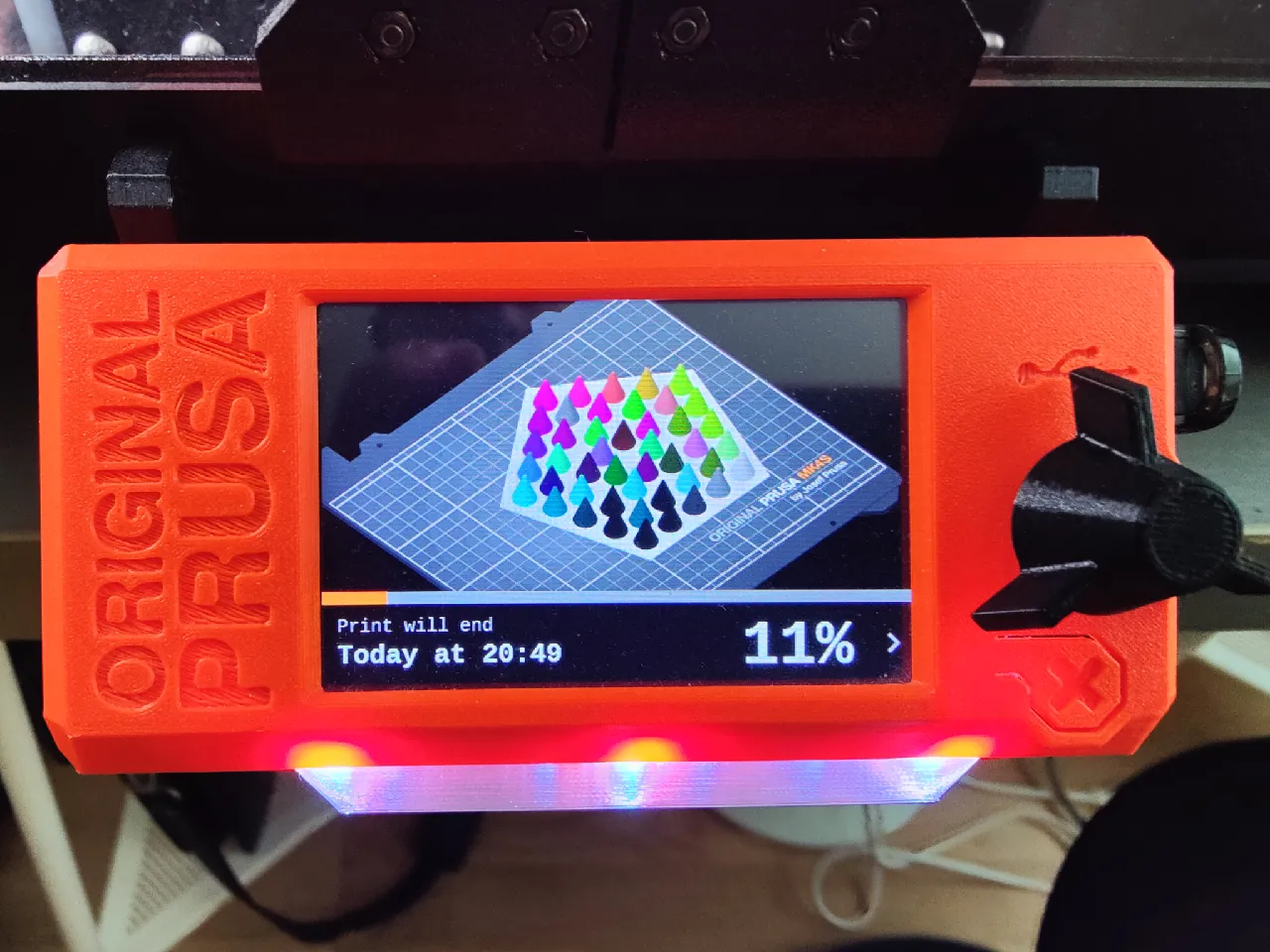 ColorMix Calibration Cones - Remix for MK4S with MMU3 by MichaelQ