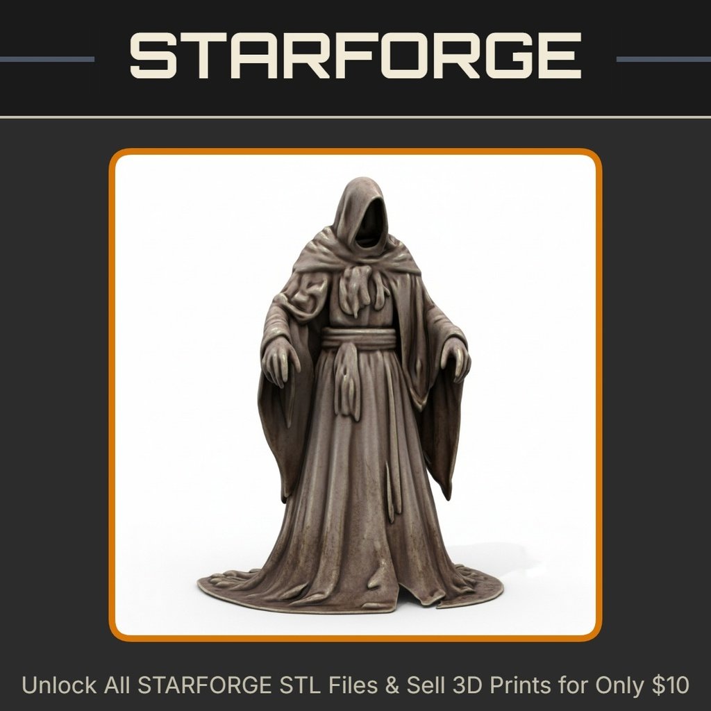 28mm DND Dark Phantom Wraith Spellbinder Fantasy Miniature StarForge Kits 3D Print STL File
