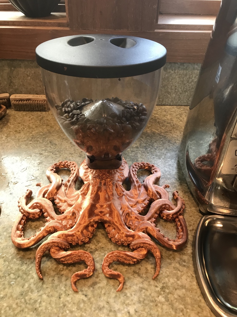 Octopus Coffee Bean Hopper Stand