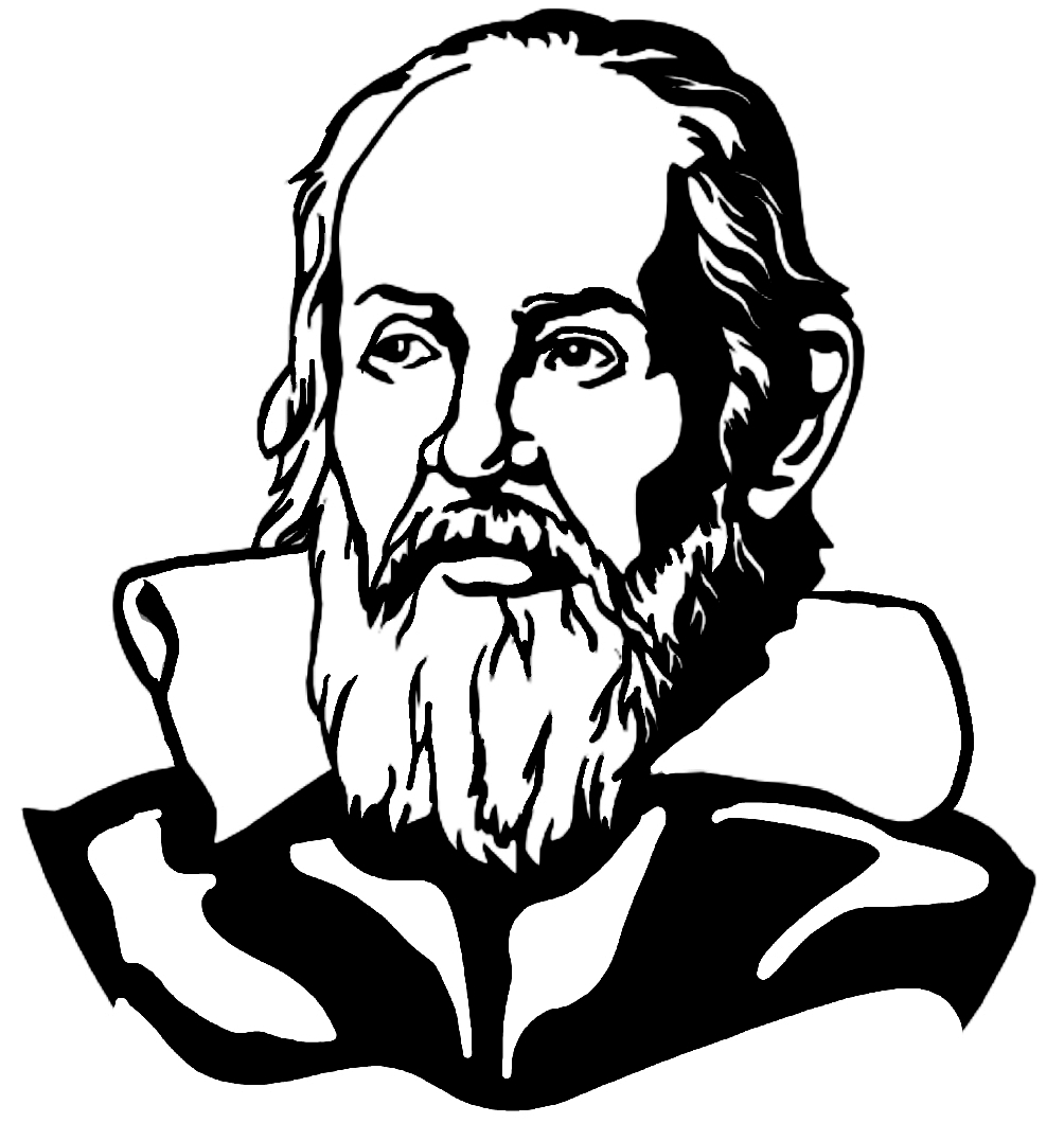 Galileo Galilei Stencil