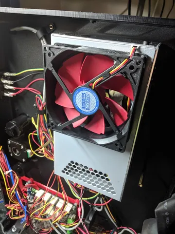 Mean Well SP-320-24 PSU 100mm Fan Cover