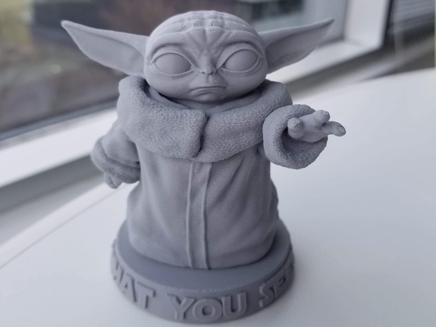 Baby Yoda - Free Sample by MarVin_Miniatures