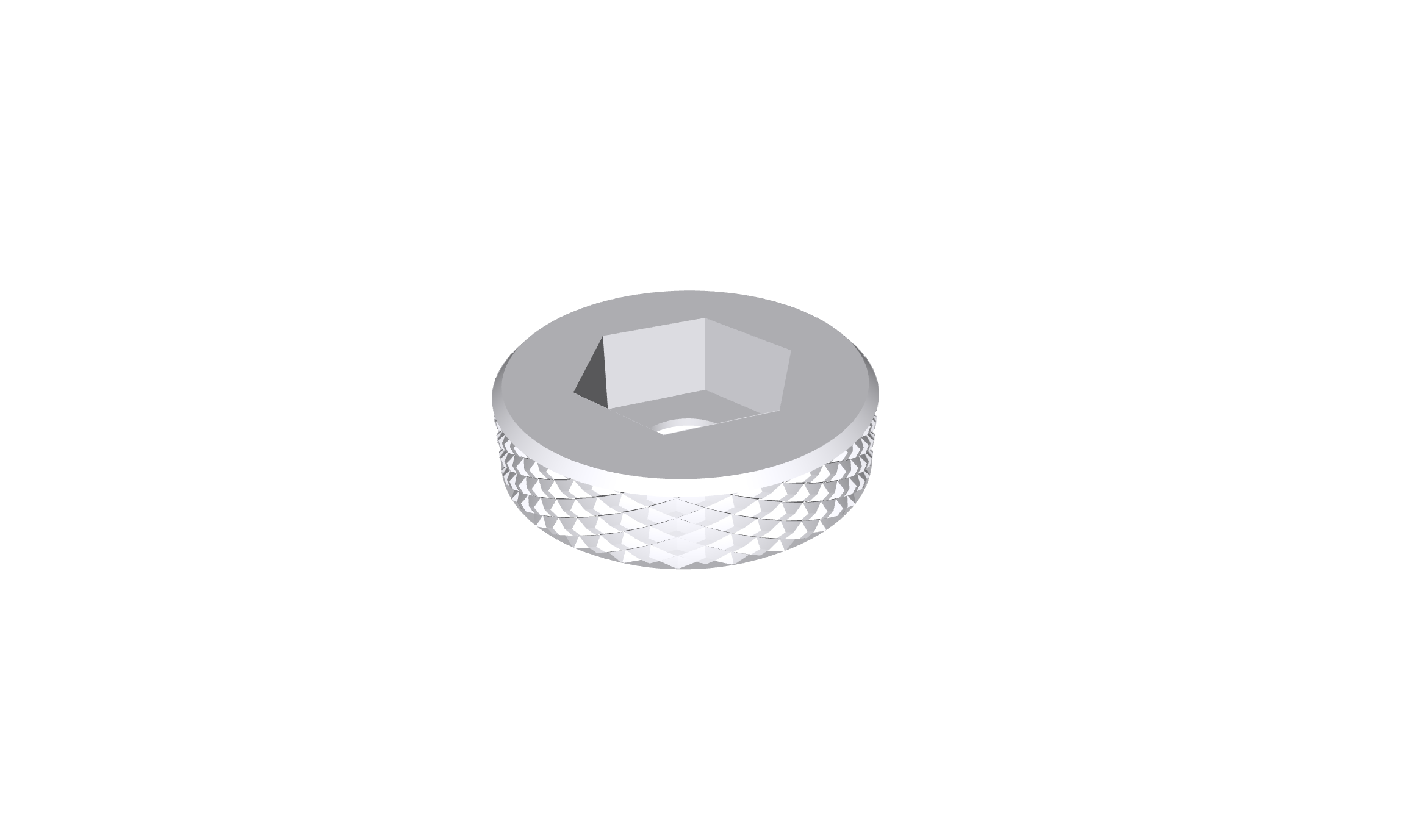 Knurled knob for M8 nut by Samhec Download free STL model
