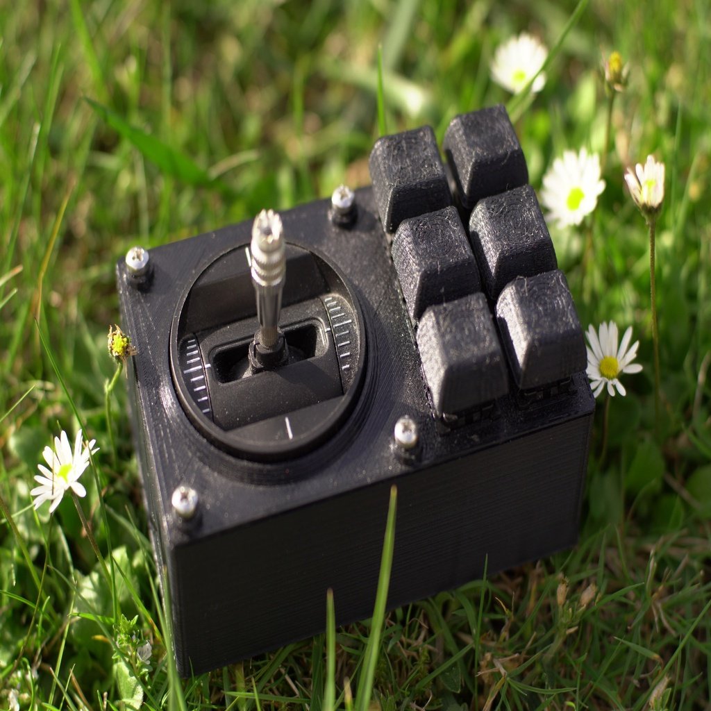 USB Mini joystick (Taranis Gimbal + Cherry MX)