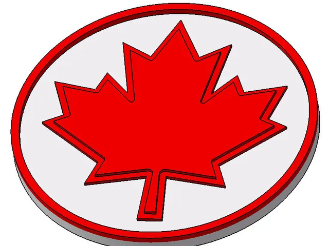 Coaster Canada flag