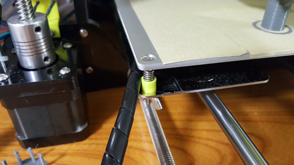 Parametric hotbed spring guide