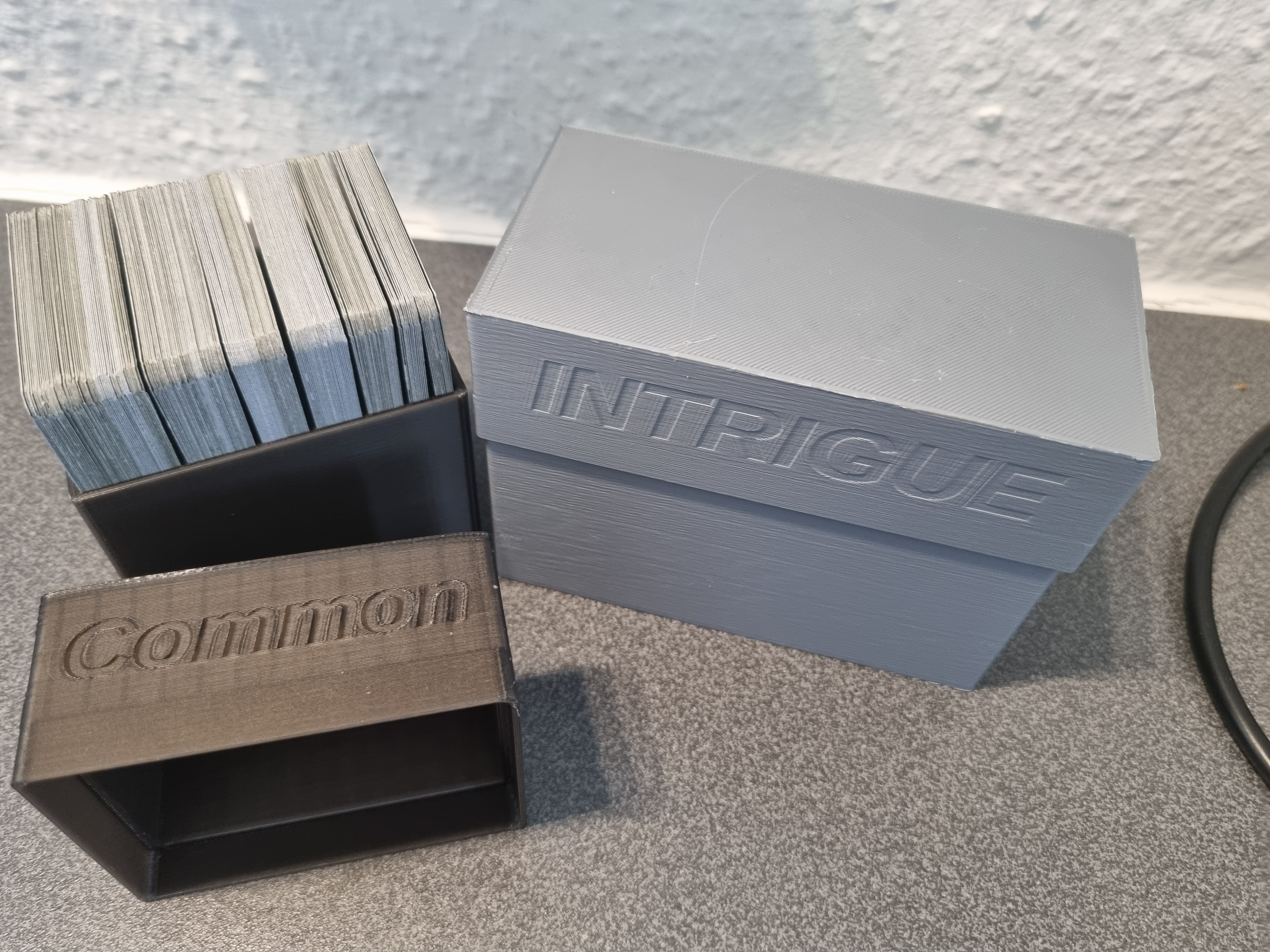 Custimizeable Dominion card boxes