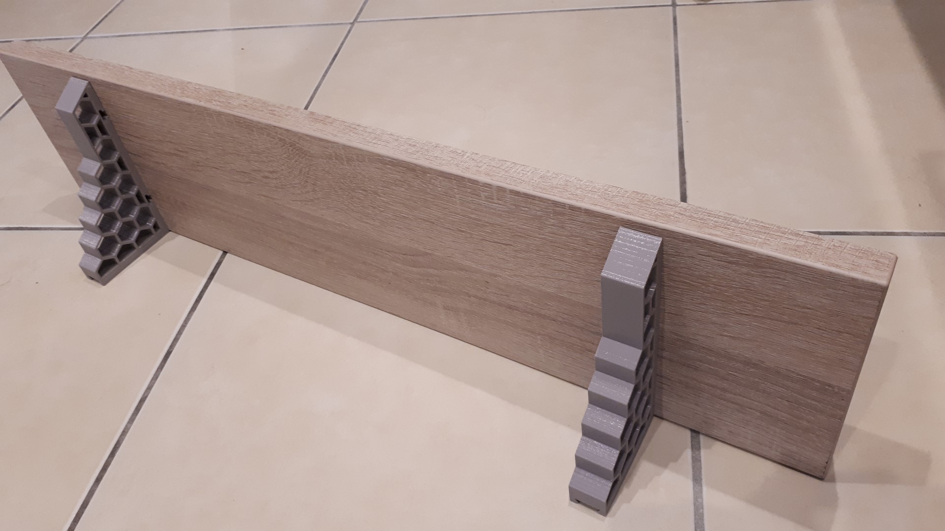 Support etagere nid d abeille, sans vis apparentes — miniatura 5