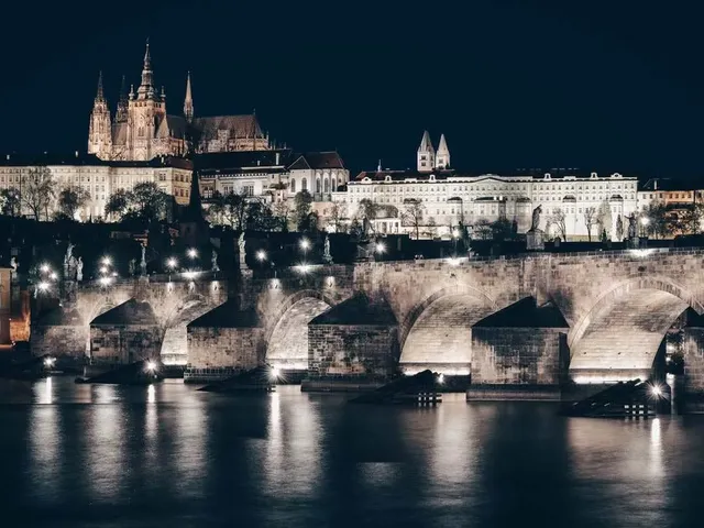 Lithophane of The Prague Castle