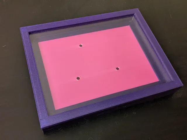 shadow box display case picture frame (4.5" x 6")