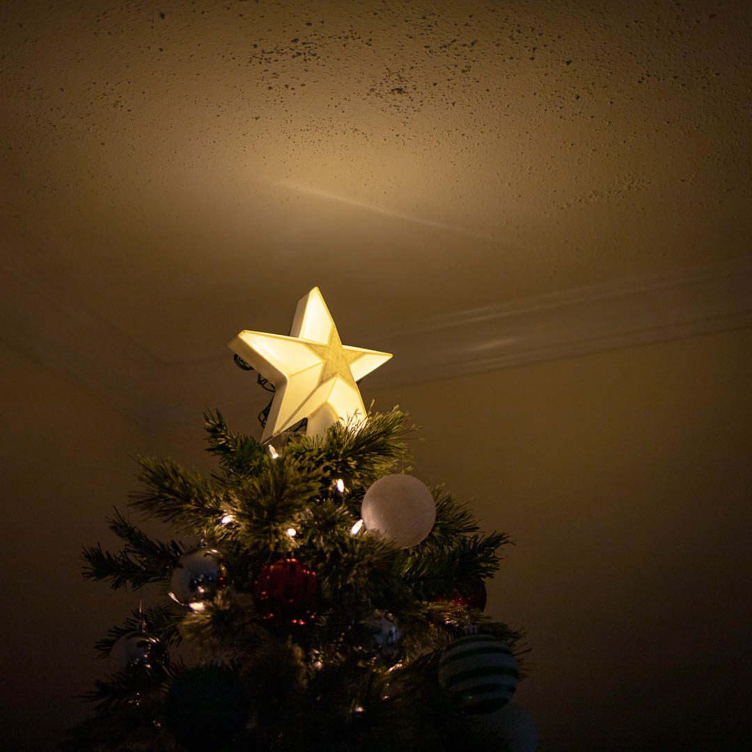 Christmas Tree Star Topper with Lights by Brian Zak | Download free STL ...