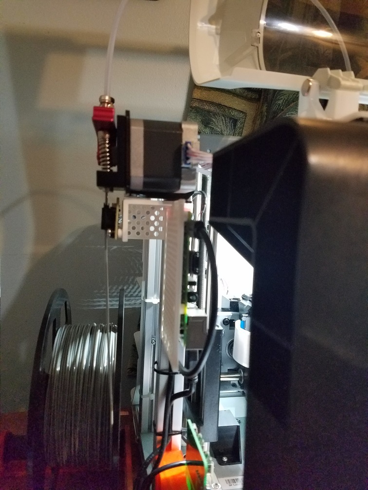 RPi Filament Sensor Mount for the da Vinci Jr