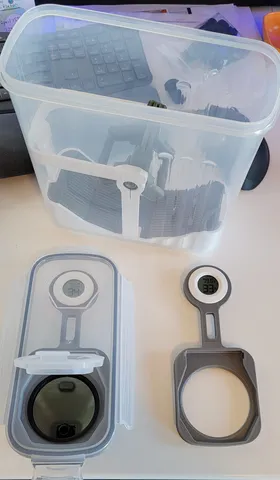 Hygrometer mount for 4l Universal Spool Drybox - For inline hygrometer tabs