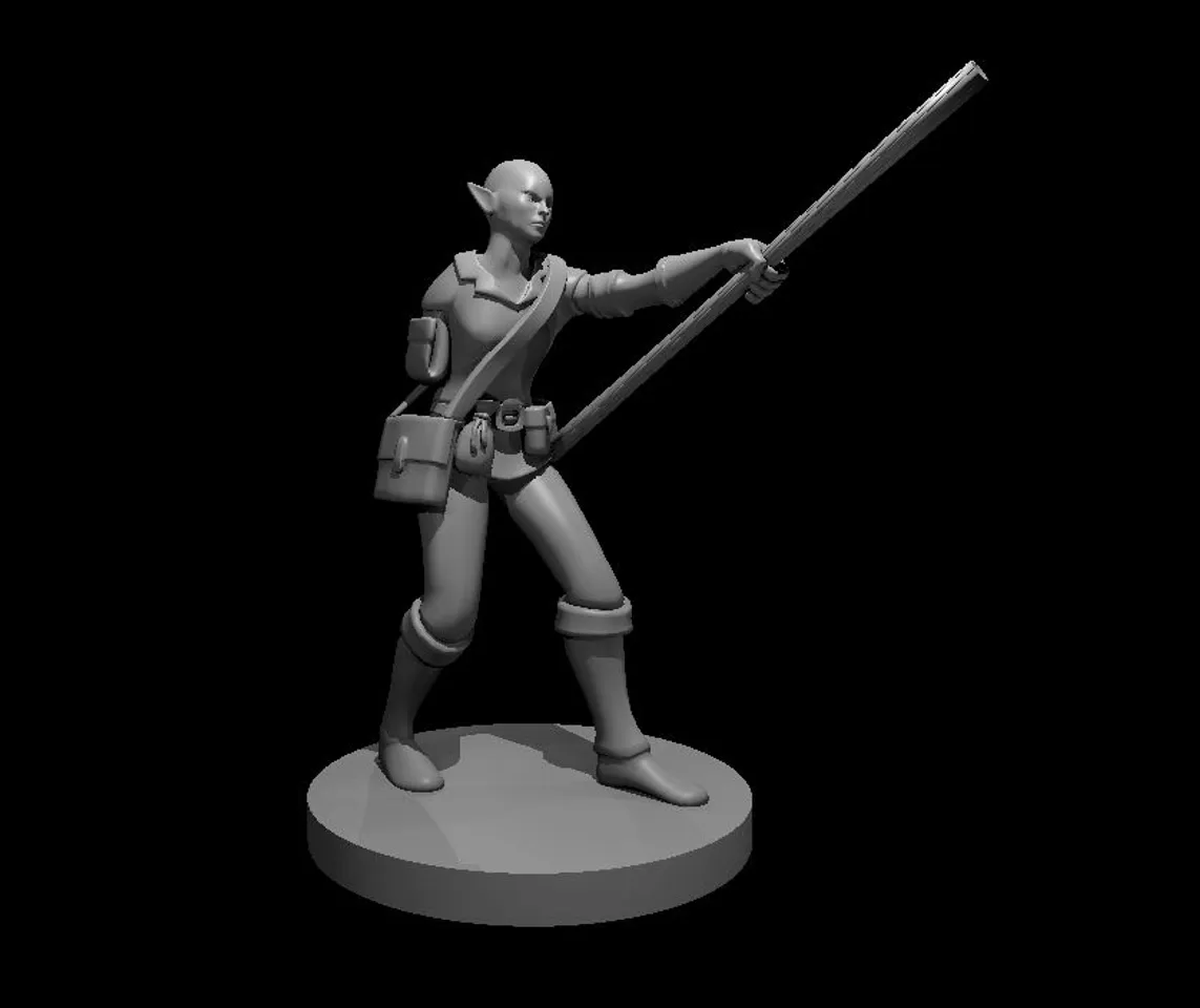 3D Printable Human Male Wizard 2 by FORG3D_MNL